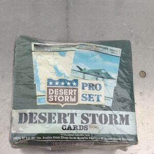 Desert Storm Pro Set Cards